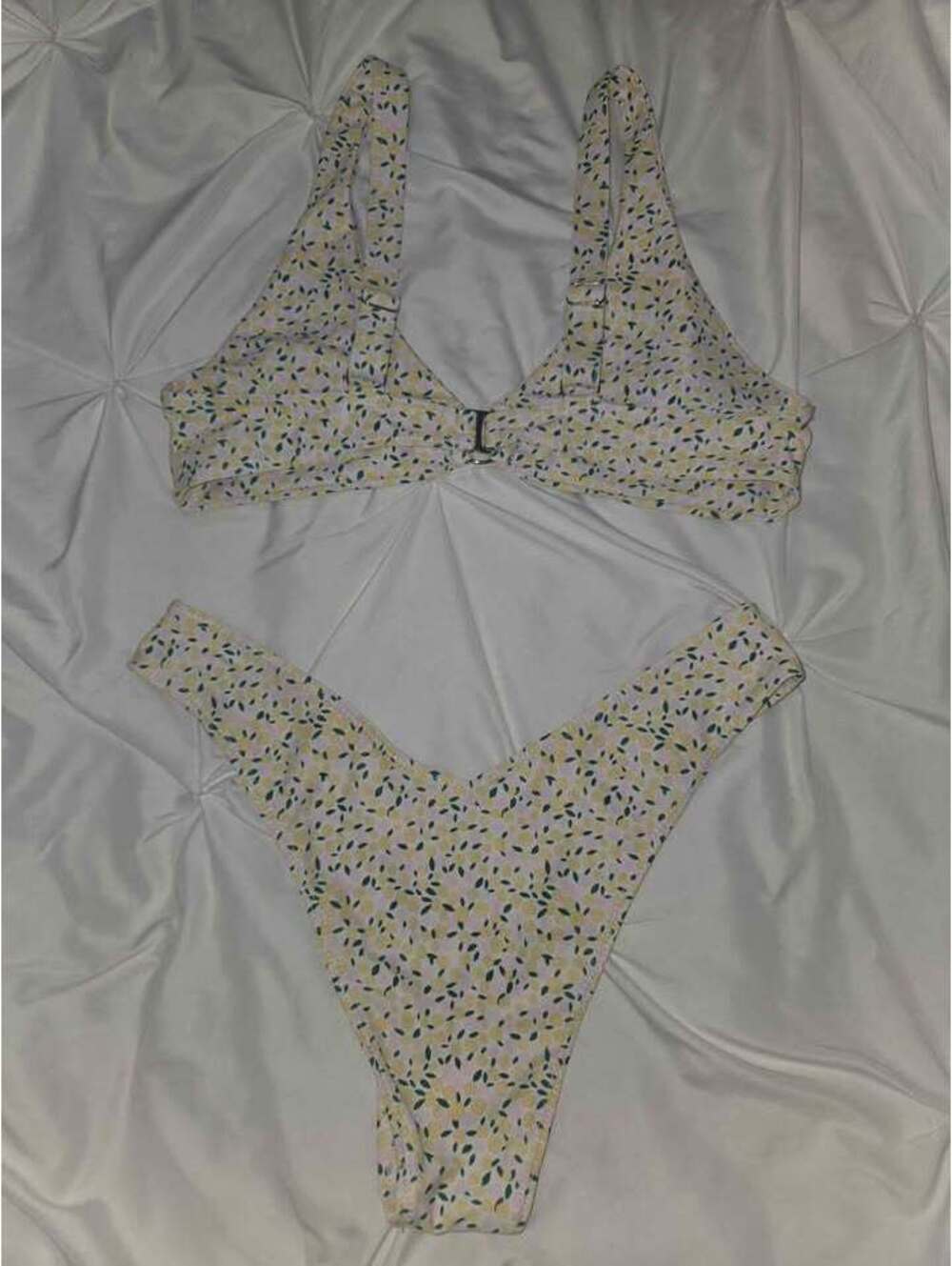 Floral Print Two-Piece Bikini Set